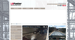 Desktop Screenshot of lbfoster-fabricatedproducts.com