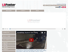 Tablet Screenshot of lbfoster-fabricatedproducts.com